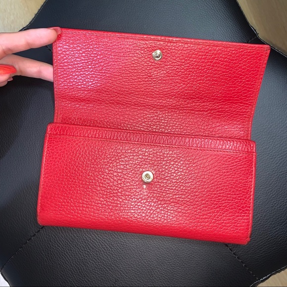 Vintage Authentic GUCCI Swing Leather Wallet - Picture 2 of 15